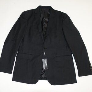 Cooper & Nelson Men's Suit Jacket Size 42 Regular NWT Black 1 Button 42R Blazer